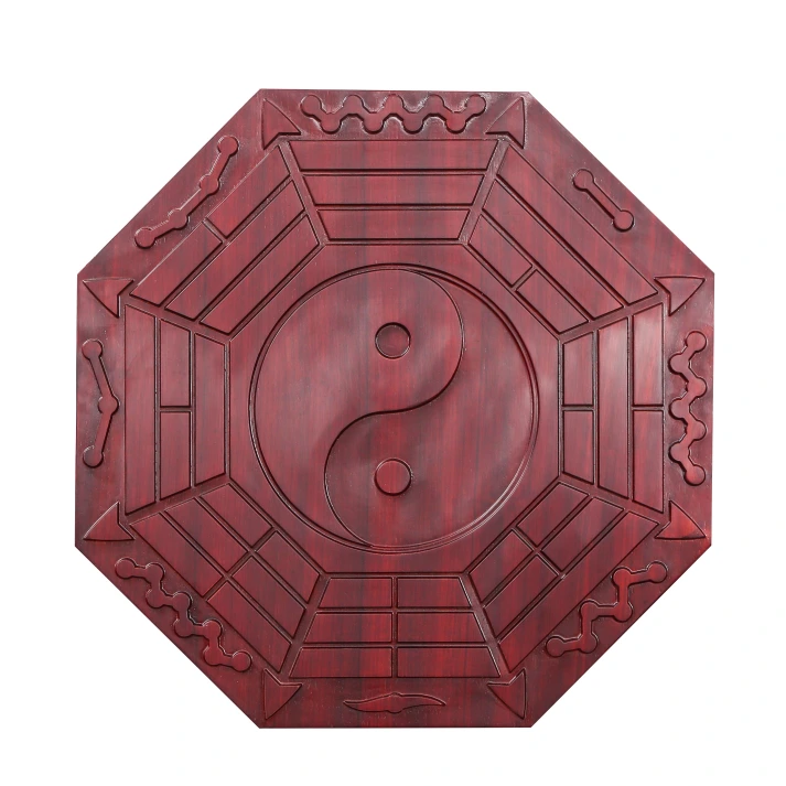 红木八卦挂件