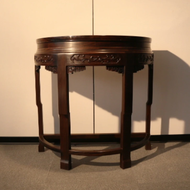 黑酸枝洋花条几