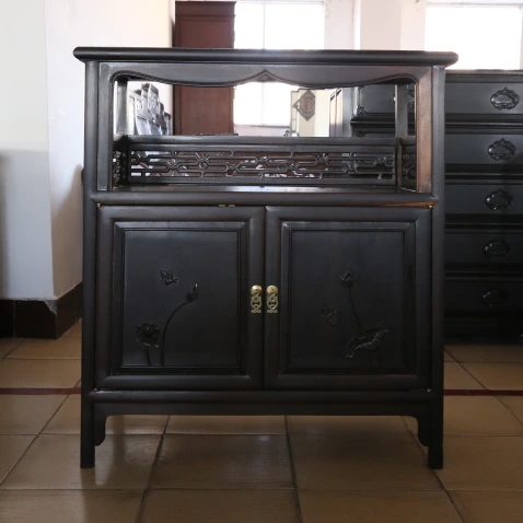 禅意茶桌黑酸枝